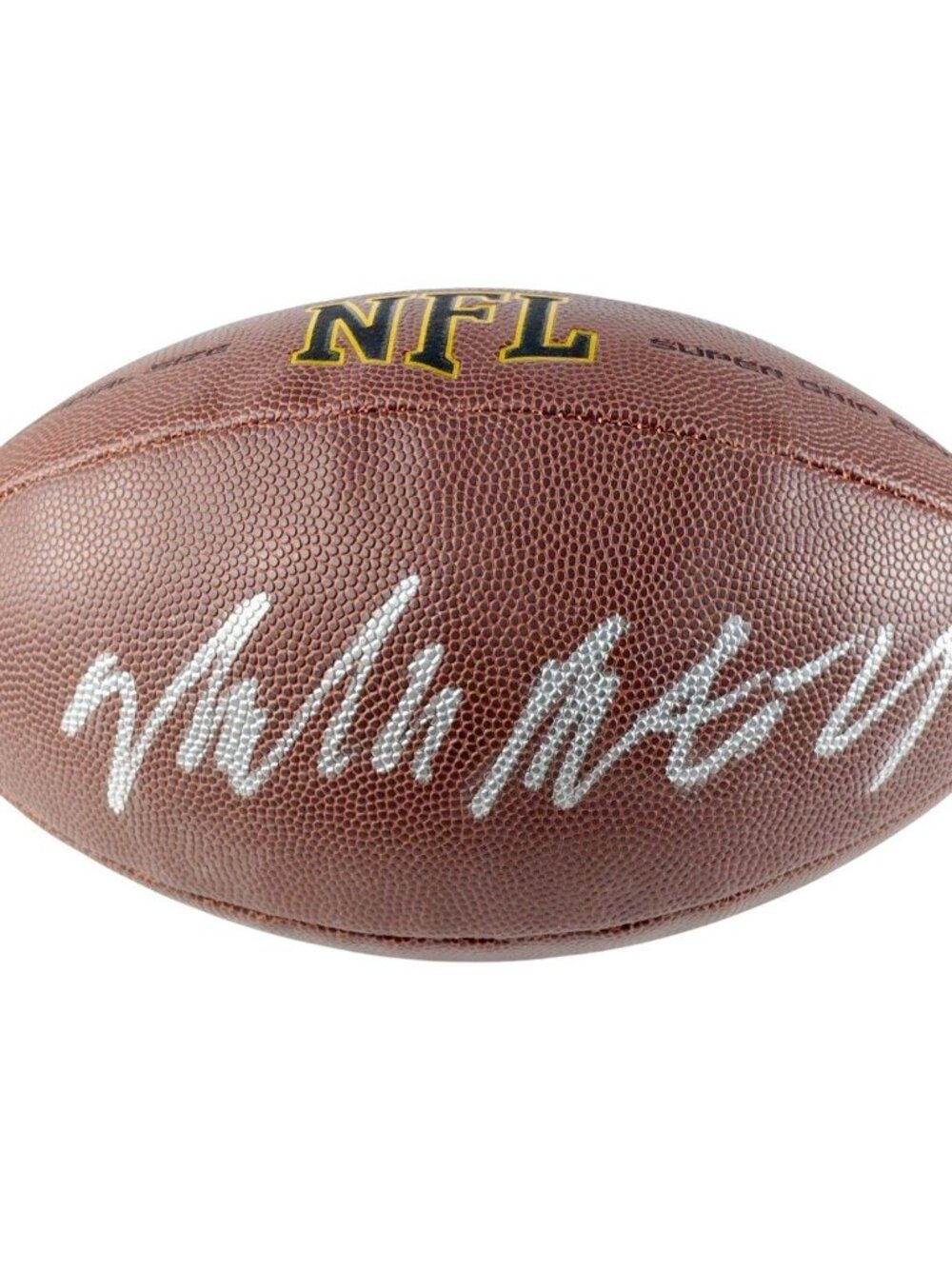 Malcolm Butler Signed Wilson NFL Football Patriots SB XLIX Hero BAS COA